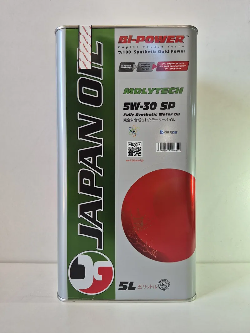Japan Oil Molytech Sn+ Plus Tam Sentetik 5W30